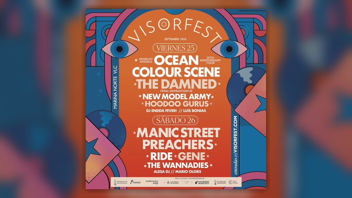 Cartel por días de Visor Fest 2026 en València