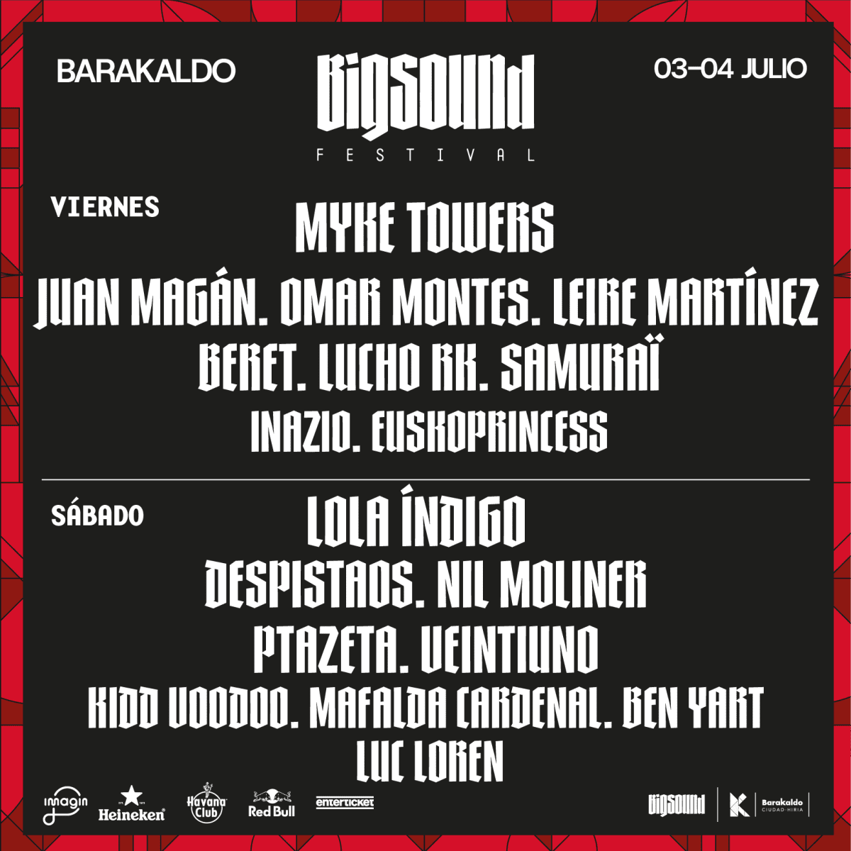 Cartel promocional de BIGSOUND Barakaldo 2026 en Ansio