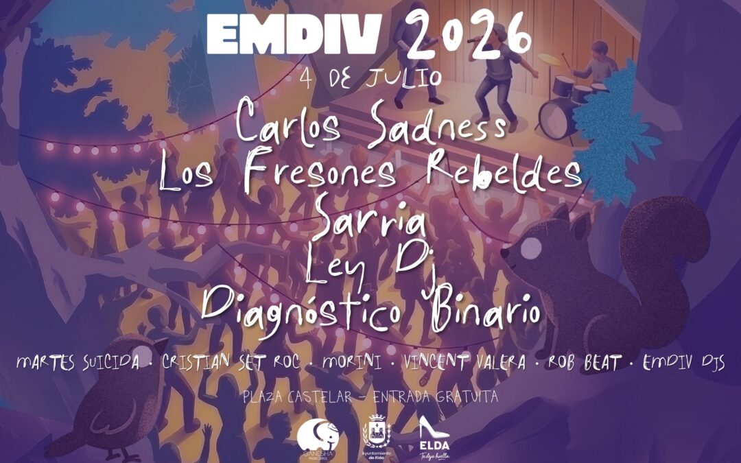 Cartel de EMDIV 2026 en Elda