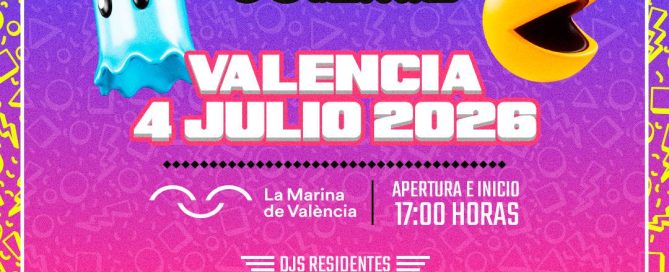 Cartel de Homenaje a la Ruta 90s y 2MIL Valencia 2026