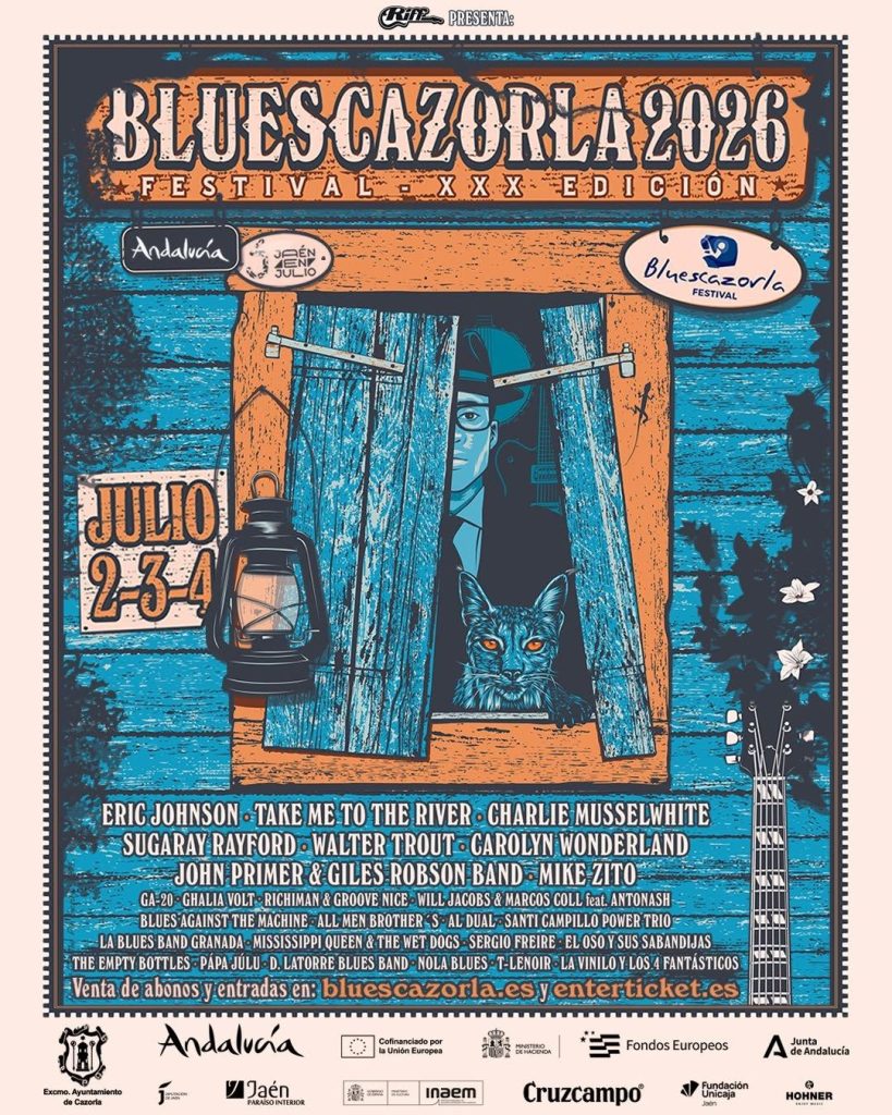 Cartel oficial de Blues Cazorla 2026