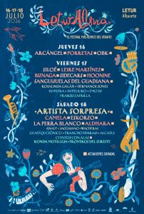 Cartel y horarios de Leturalma 2026 del 16 al 18 de julio en Letur