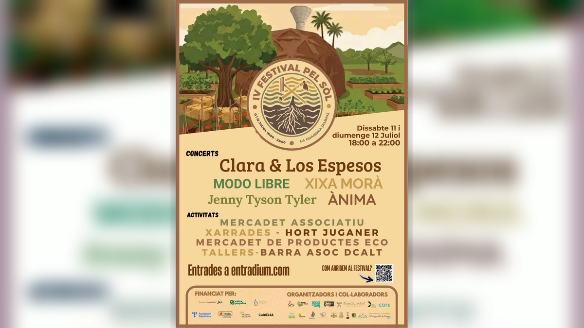 Cartel del IV Festival Pel Sòl 2026 en Albal