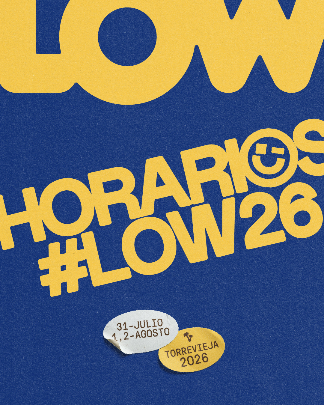 Horarios completos de Low Festival 2026 por días y escenarios en Torrevieja