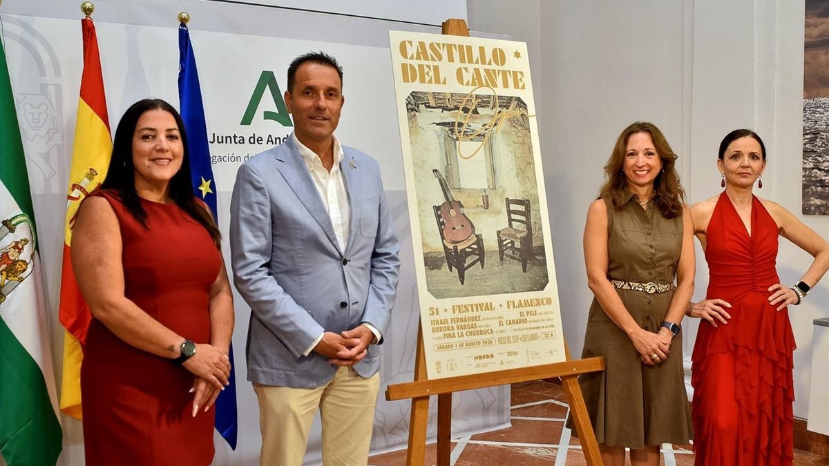 Presentación del Castillo del Cante de Ojén 2026 junto al cartel del festival
