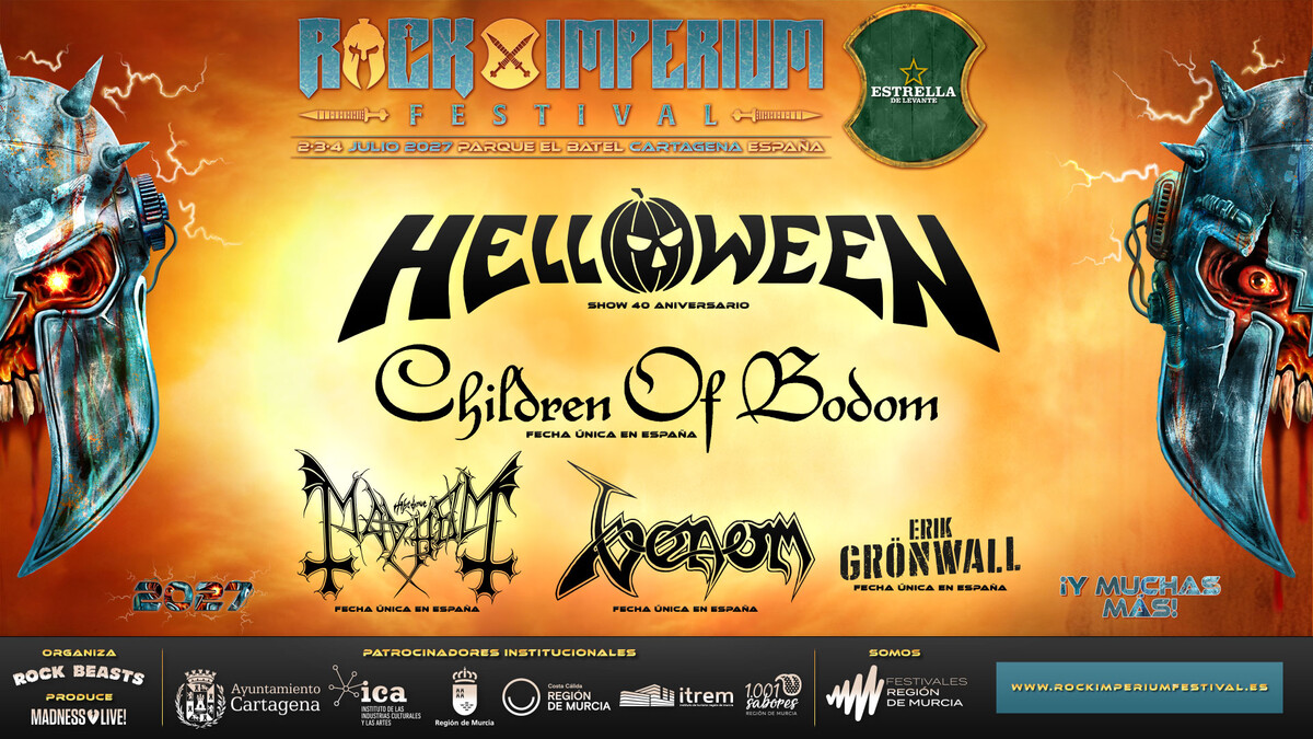 Helloween, Mayhem, Venom y Children of Bodom Celebration en Rock Imperium 2027