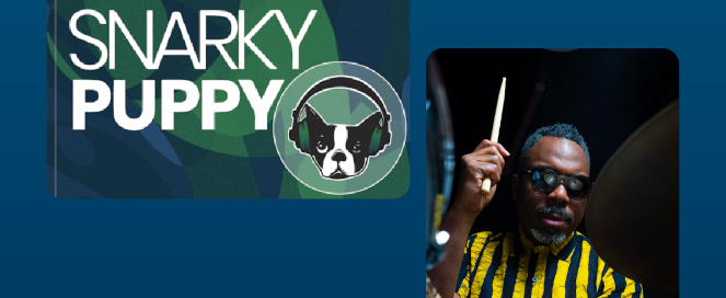 Imagen promocional de Noches del Botánico con Snarky Puppy y Nate Smith