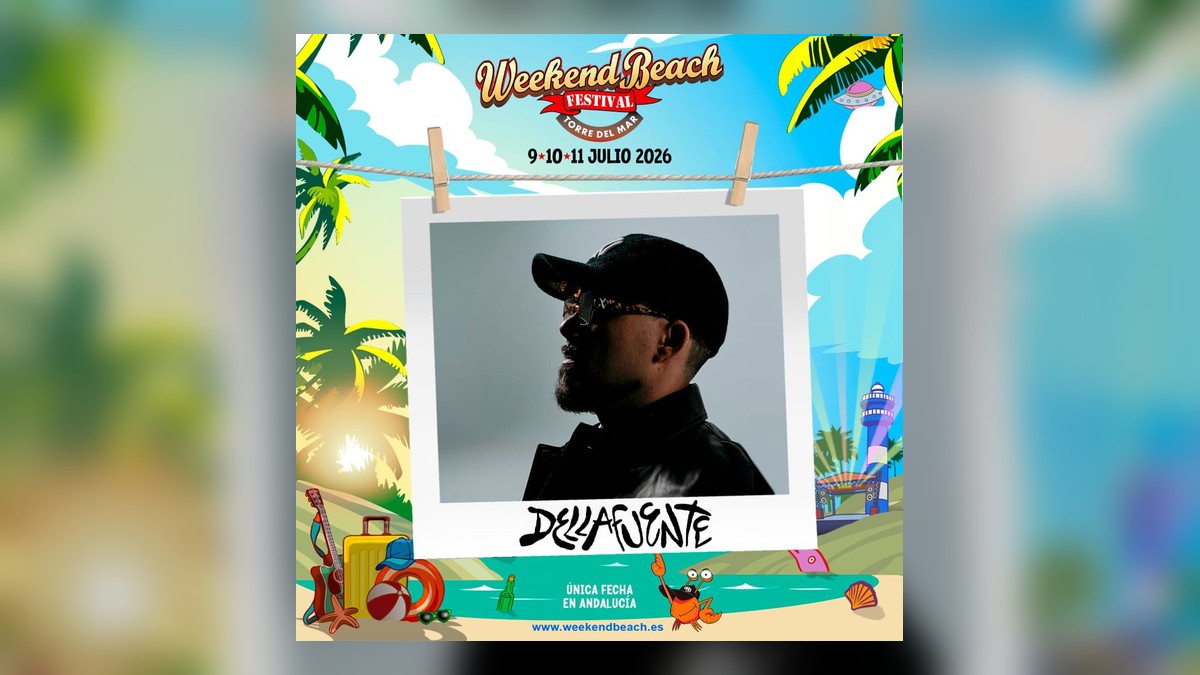 Dellafuente en el cartel de Weekend Beach 2026