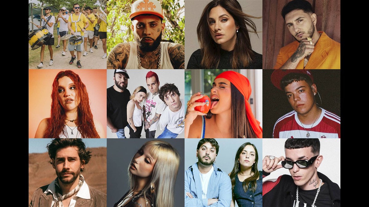 Montaje con las doce actuaciones recomendadas de Zevra Festival 2026 en Cullera
