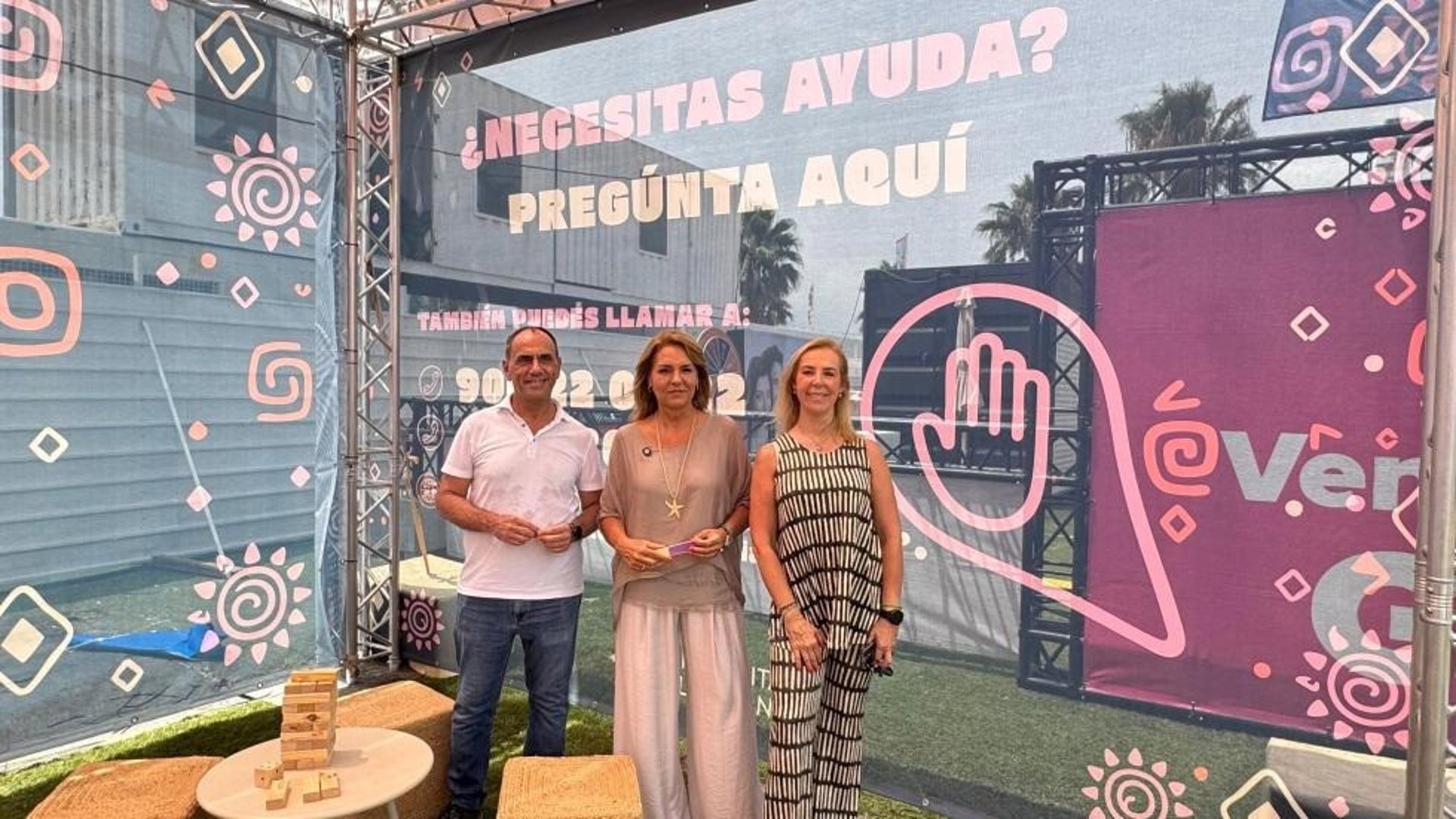 Punto Violeta instalado en el recinto de Zevra Festival 2026