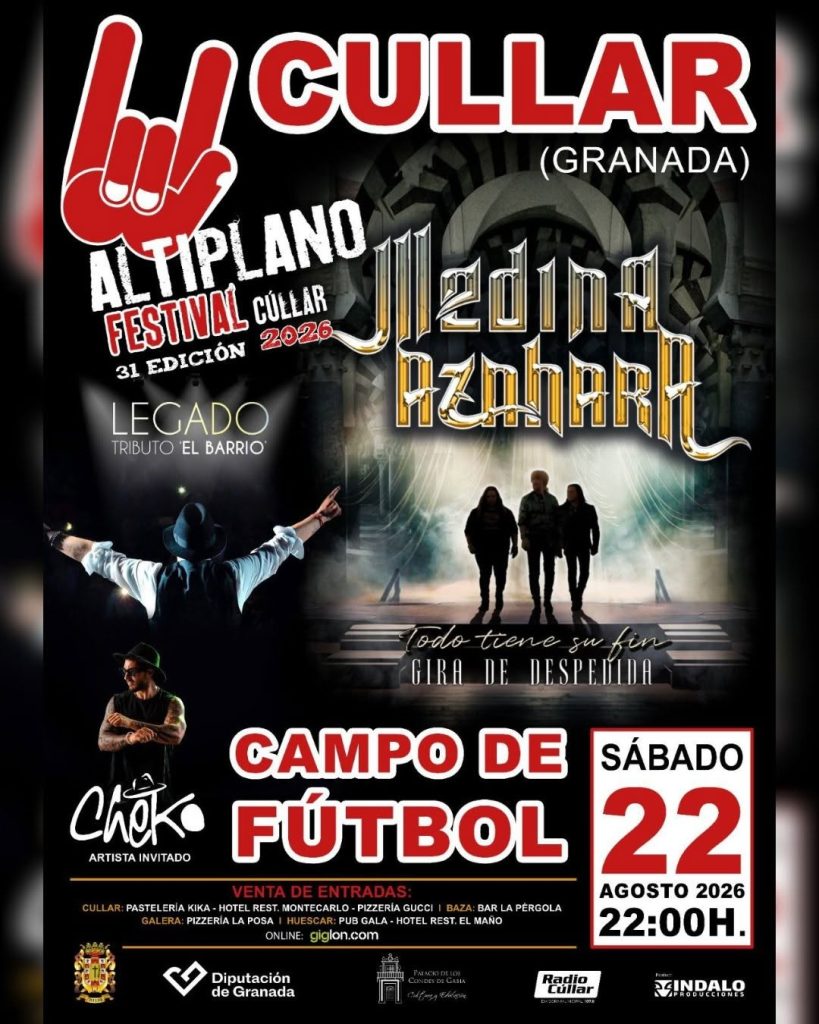 Cartel de Altiplano Festival Cúllar 2026