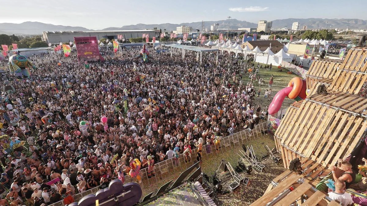 Vista general de elrow en Son Fusteret, Mallorca