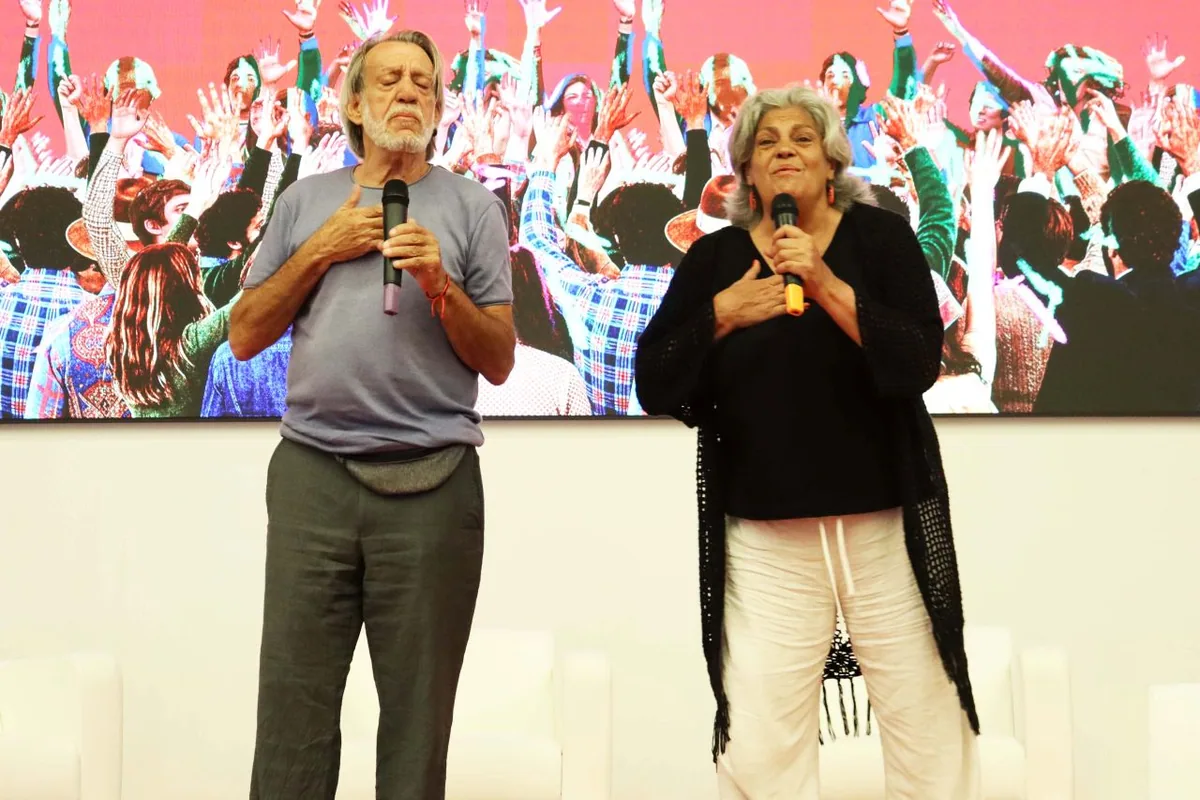 Actuación musical durante la presentación del Festival de los Pueblos Ibéricos 2026