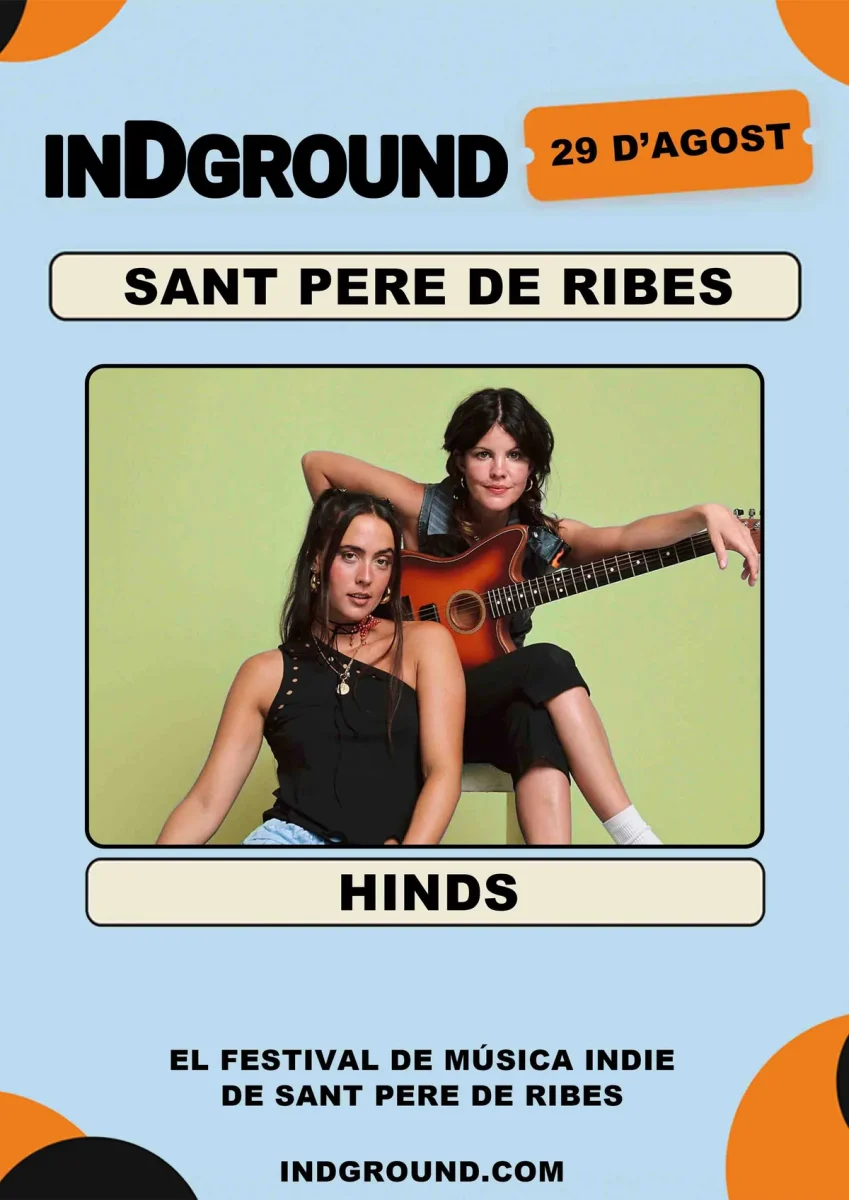 Hinds, una de las bandas de InDGround Festival 2026