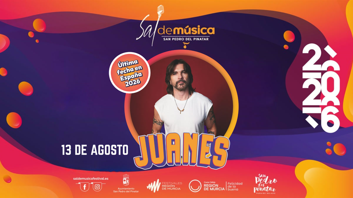 Juanes anuncia su concierto del 13 de agosto en Sal de Música 2026