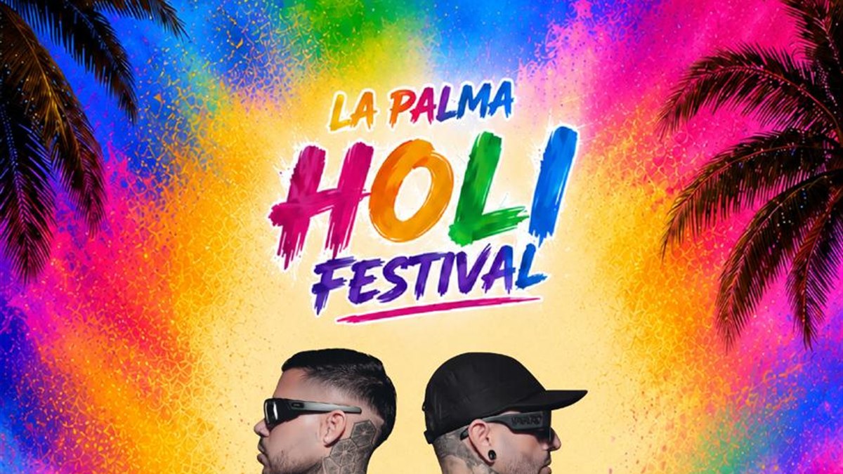 La Palma Holi Festival 2026 en Santa Cruz de La Palma