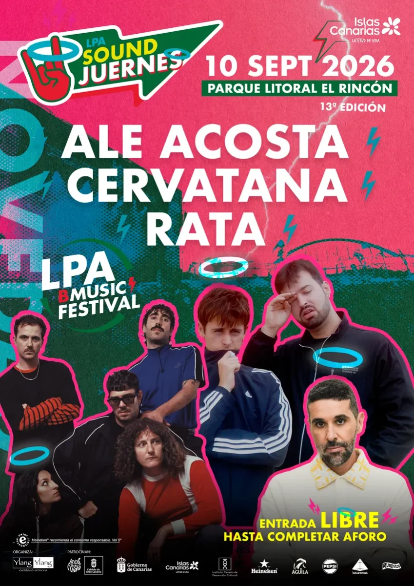 Cartel completo de LPA BMusic Festival 2026