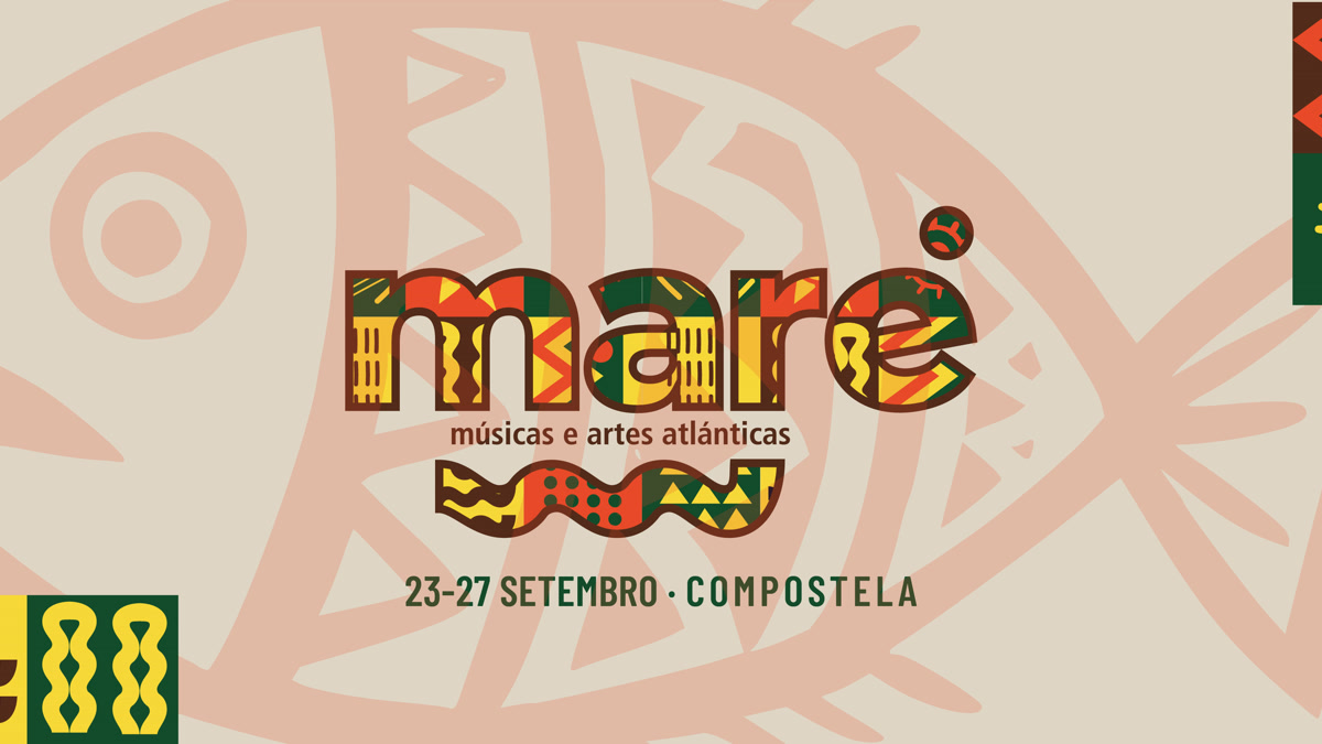 Imagen oficial de Festival Maré 2026 con fechas del 23 al 27 de septiembre en Compostela