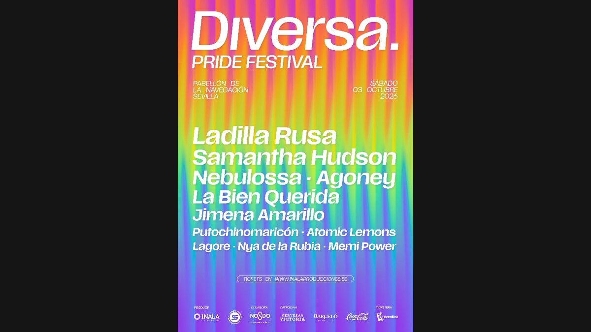 Cartel de Diversa Pride Festival 2026 en Sevilla