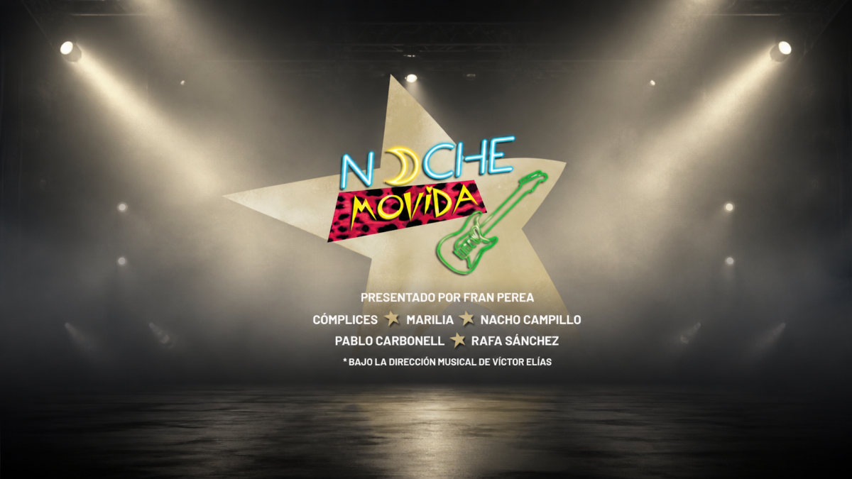 Cartel de Noche Movida en Starlite Marbella con los artistas participantes