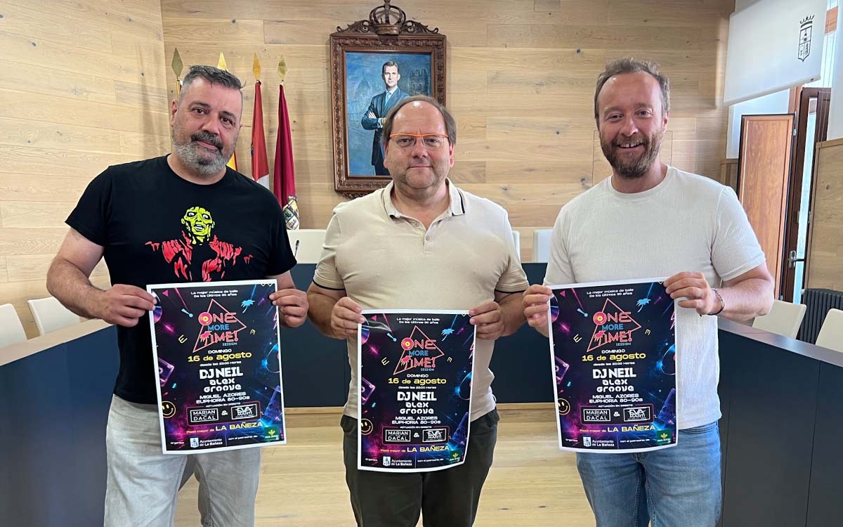 Presentación del Festival One More Time 2026 en La Bañeza
