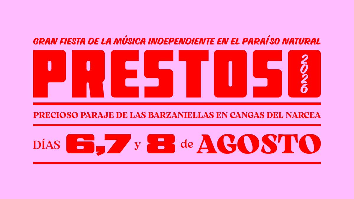 Cartel de Prestoso Fest 2026 en Cangas del Narcea