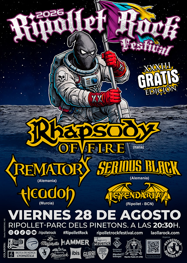 Cartel de Ripollet Rock Festival 2026