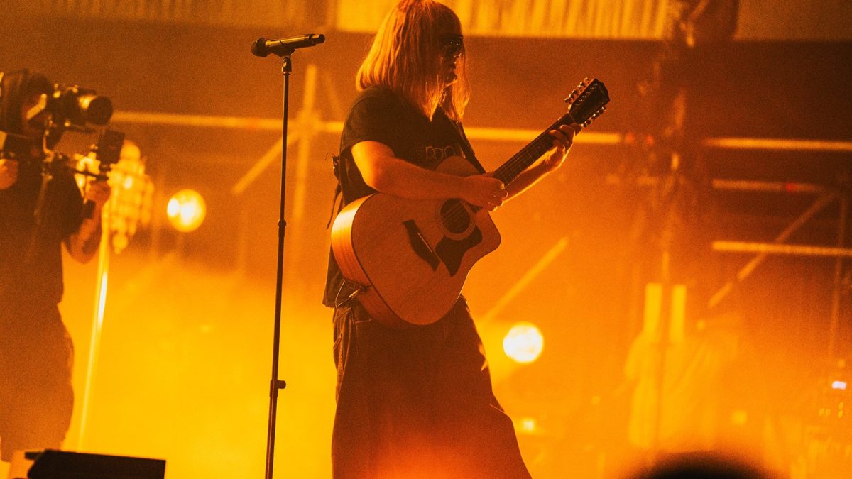 Rusowsky durante su concierto en Costa Feira ante 5.200 personas