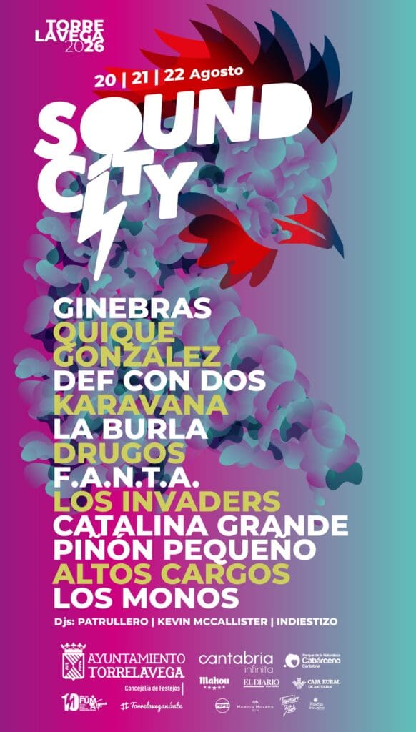 Cartel por días de Torrelavega Sound City 2026