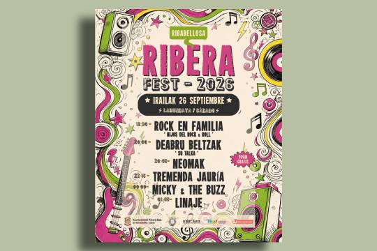 Cartel de Riberafest 2026 en Ribabellosa