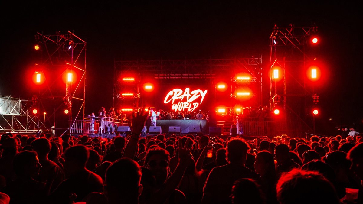 Escenario de Crazy World en Córdoba