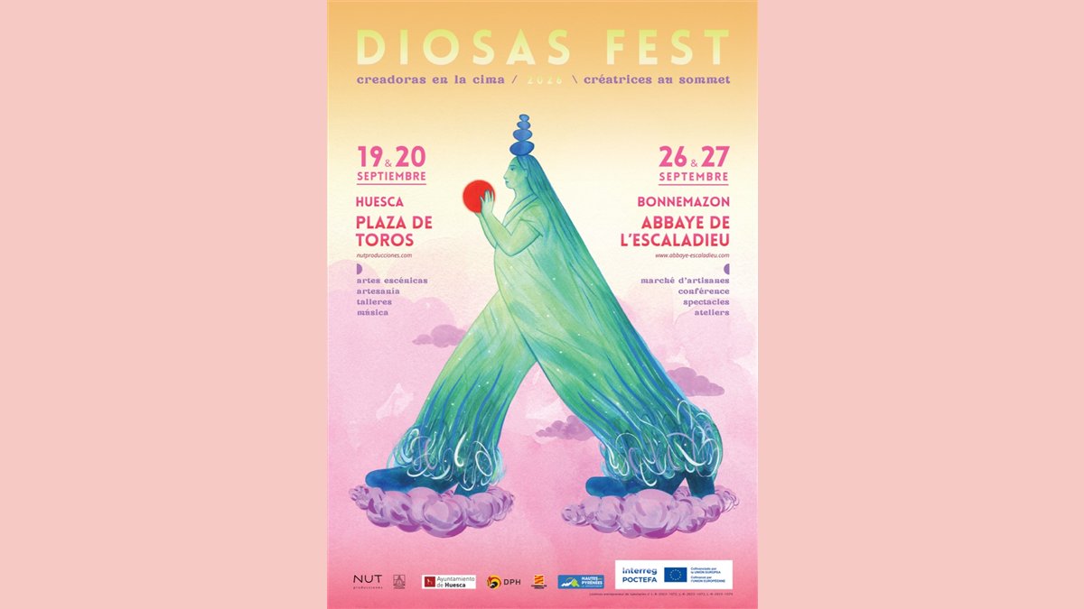 Cartel de Diosas Fest 2026 en Huesca