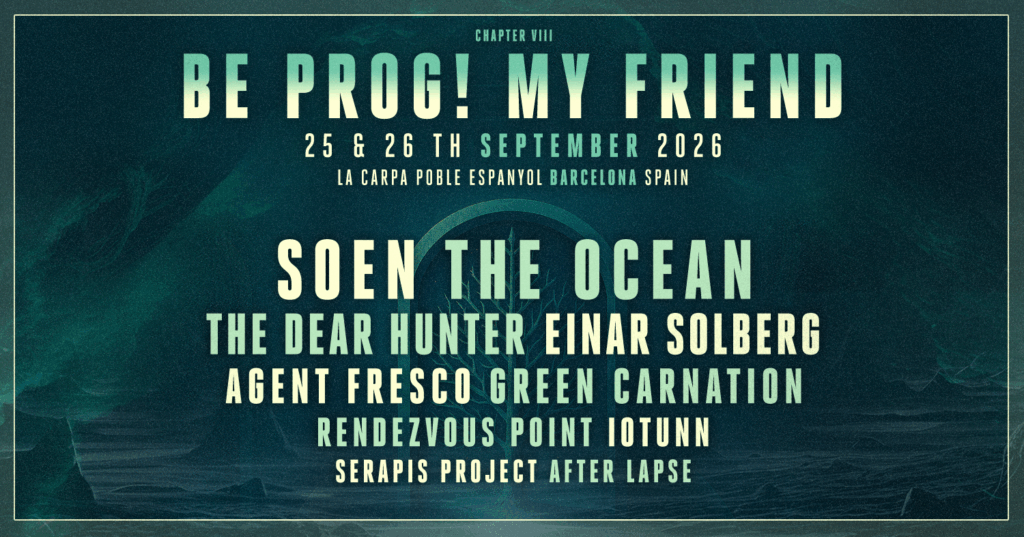 Cartel oficial de Be Prog My Friend 2026