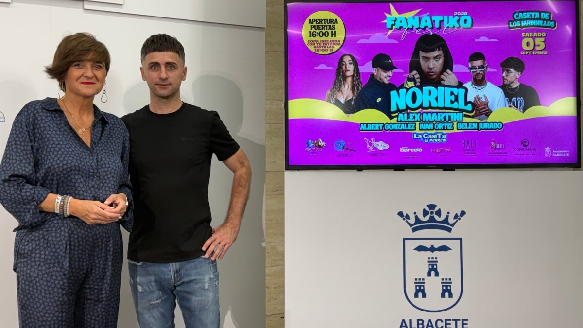 Presentación de Fanátiko Fest 2026 con su cartel en Albacete