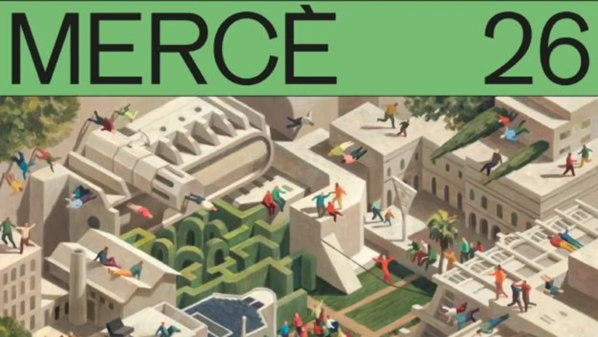 Detalle del cartel oficial de La Mercè 2026, obra de Cinta Vidal