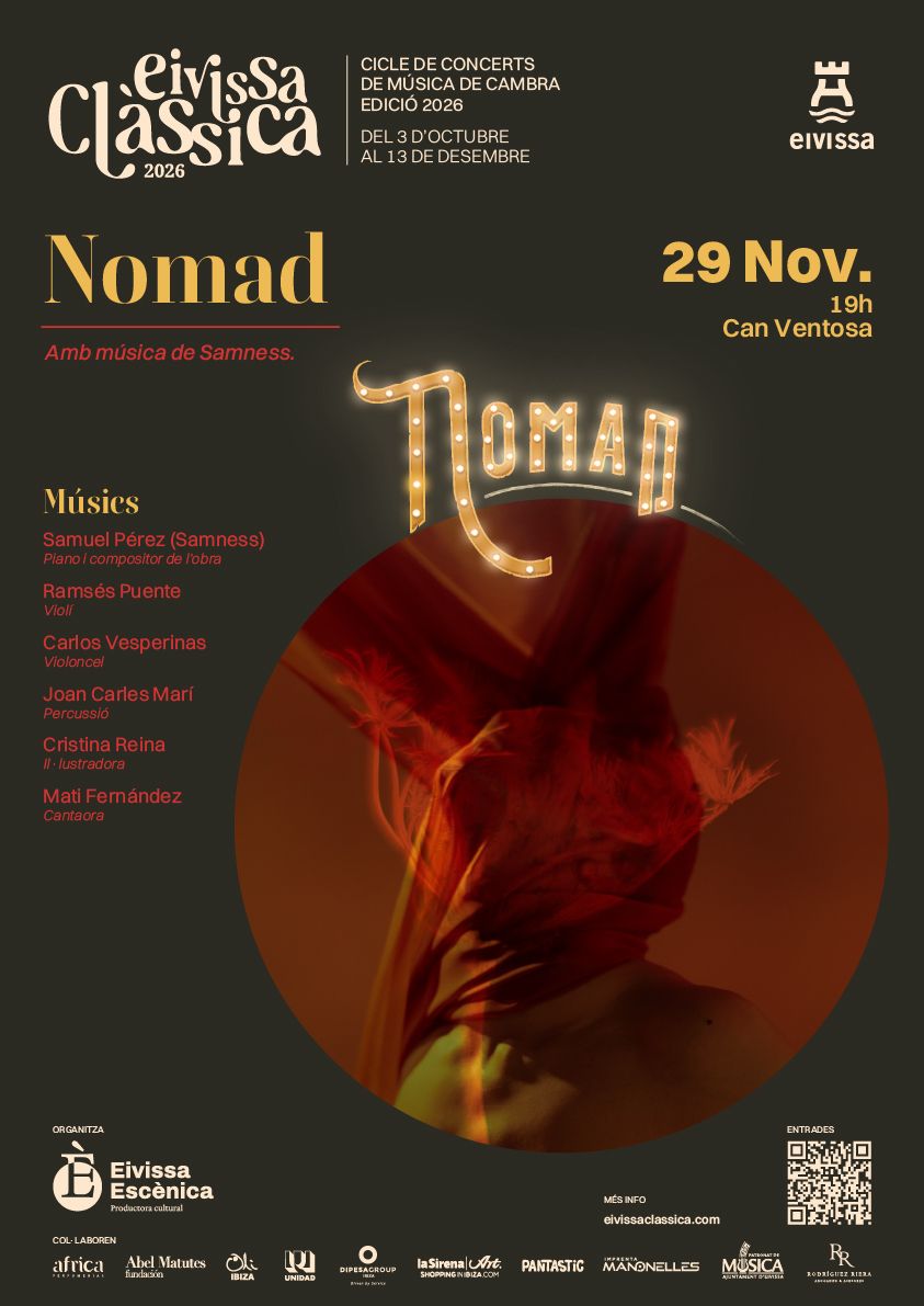 Cartel oficial del concierto NOMAD de Eivissa Clàssica 2026