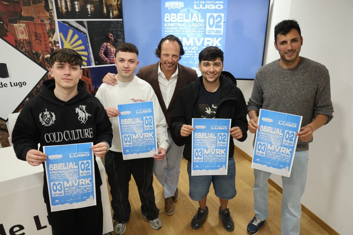 Presentación del cartel de Mariñas Sound 2026 en el Concello de Lugo