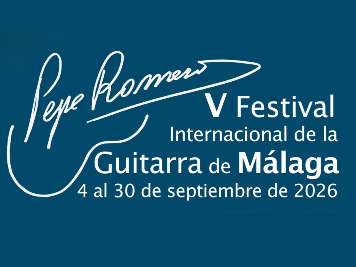 Imagen oficial del V Festival Internacional de la Guitarra Pepe Romero de Málaga 2026
