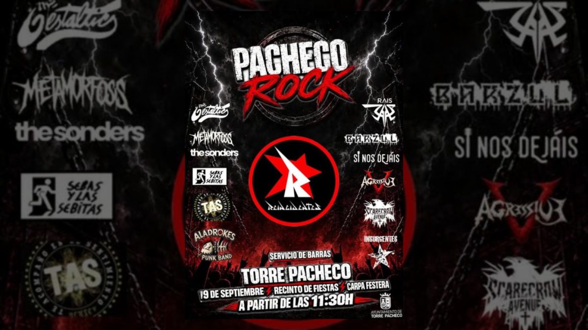 Cartel de Pacheco Rock 2026 con Reincidentes