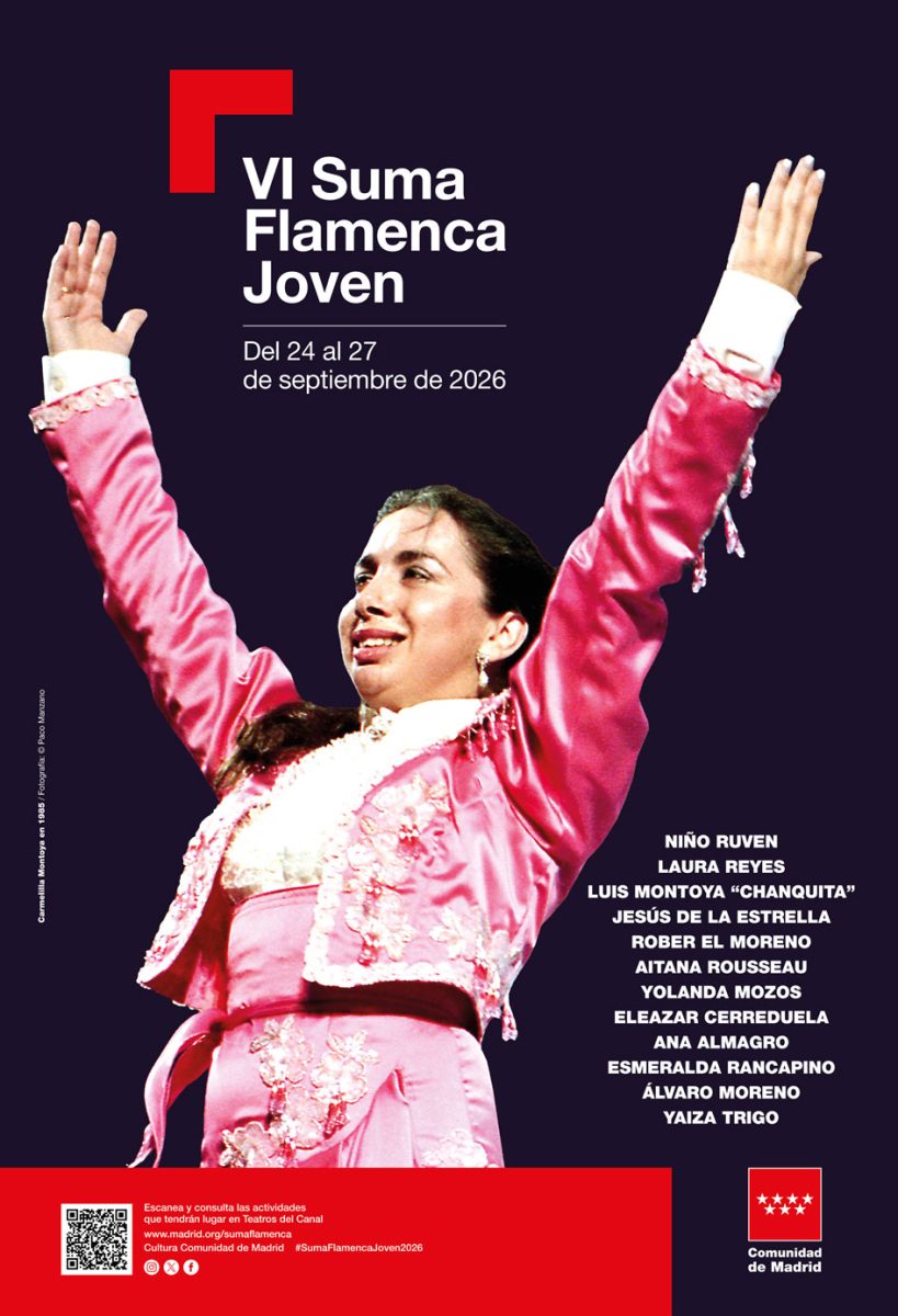 Cartel oficial de Suma Flamenca Joven 2026 en Teatros del Canal
