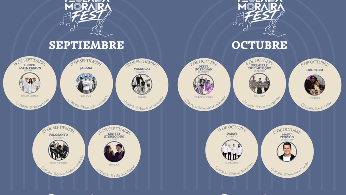 Programación de Teulada Moraira Fest 2026