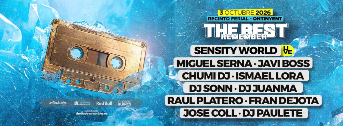 Cartel de The Best Remember en Ontinyent el 3 de octubre de 2026