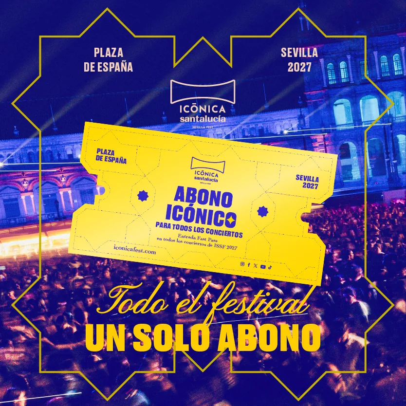 Material promocional del Abono Icónico de Sevilla 2027