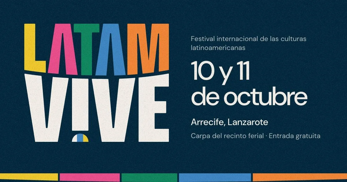 Imagen oficial de LATAM VIVE 2026 en Arrecife, 10 y 11 de octubre