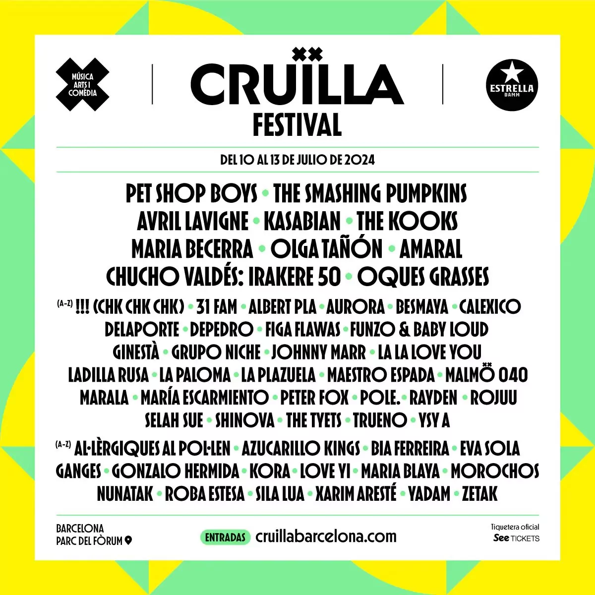 Cartel Festival Cruïlla 2024