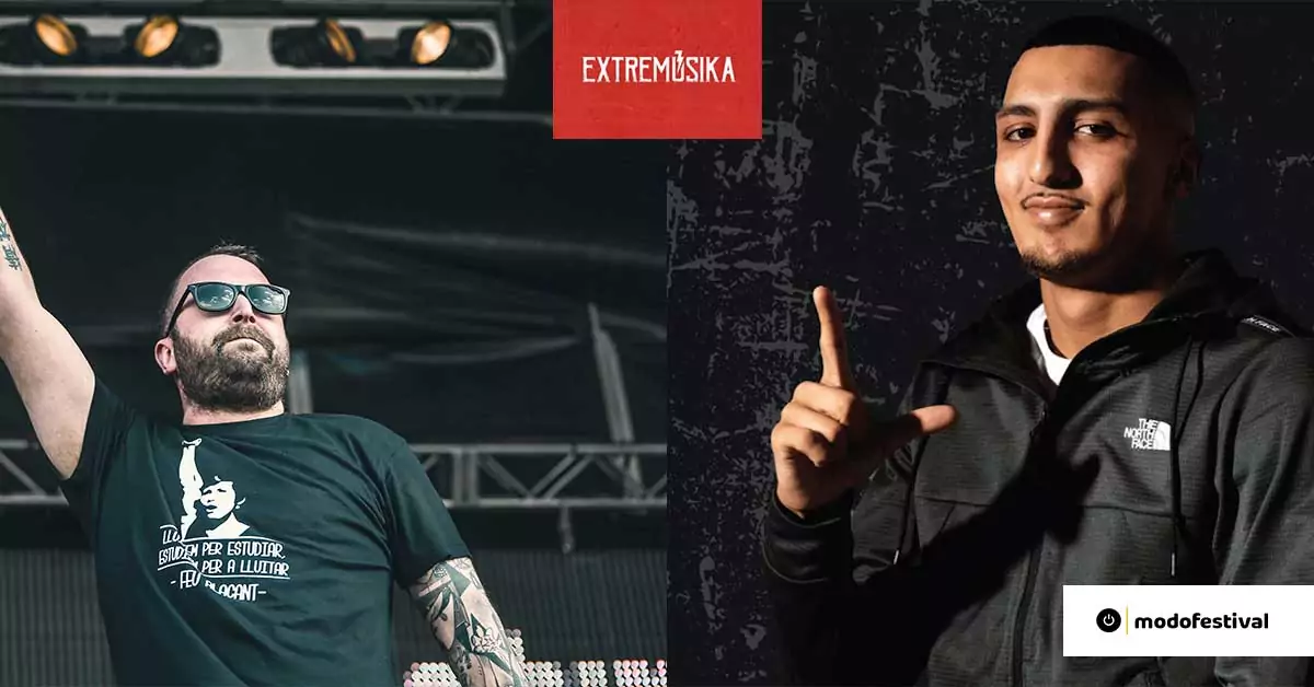 Morad y Riot Propaganda encabezando el cartel de Extremúsika 2025, festival de música en España.