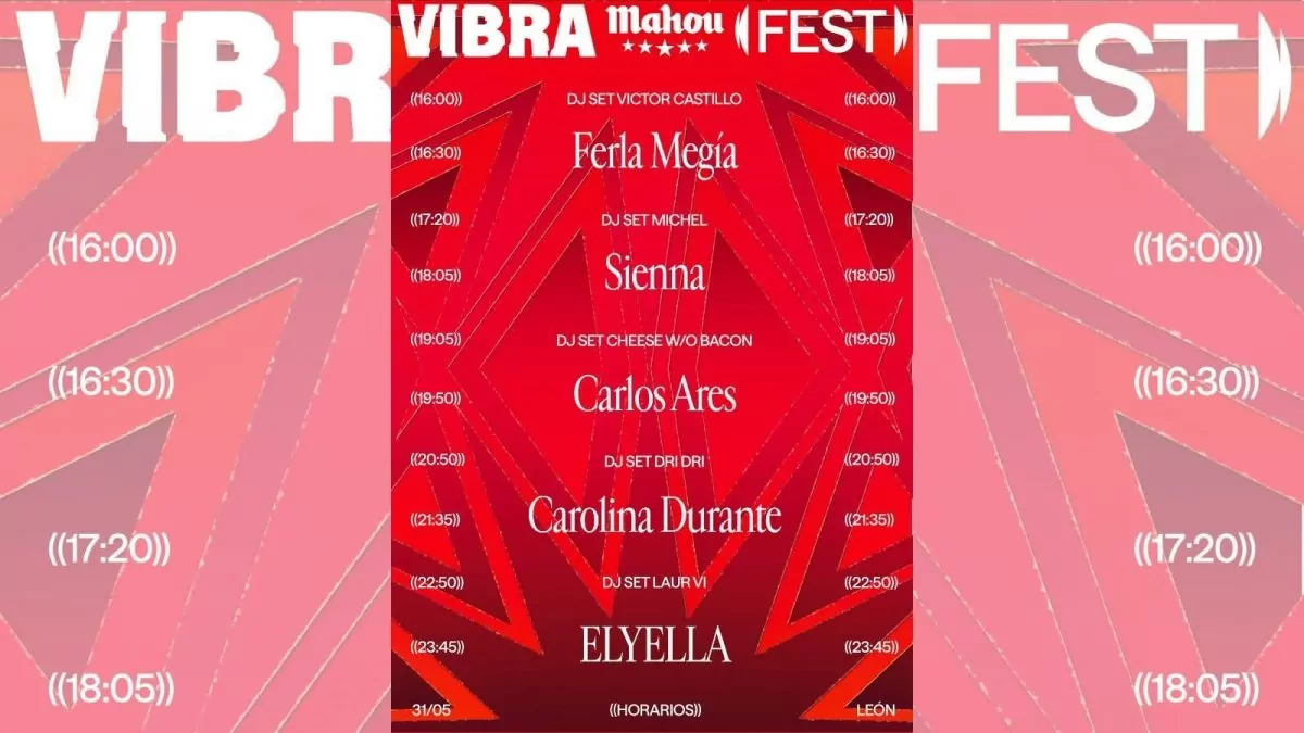 Vibra Mahou Fest 2025 horarios