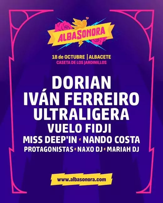 Cartel Albasonora Festival Albacete 2025
