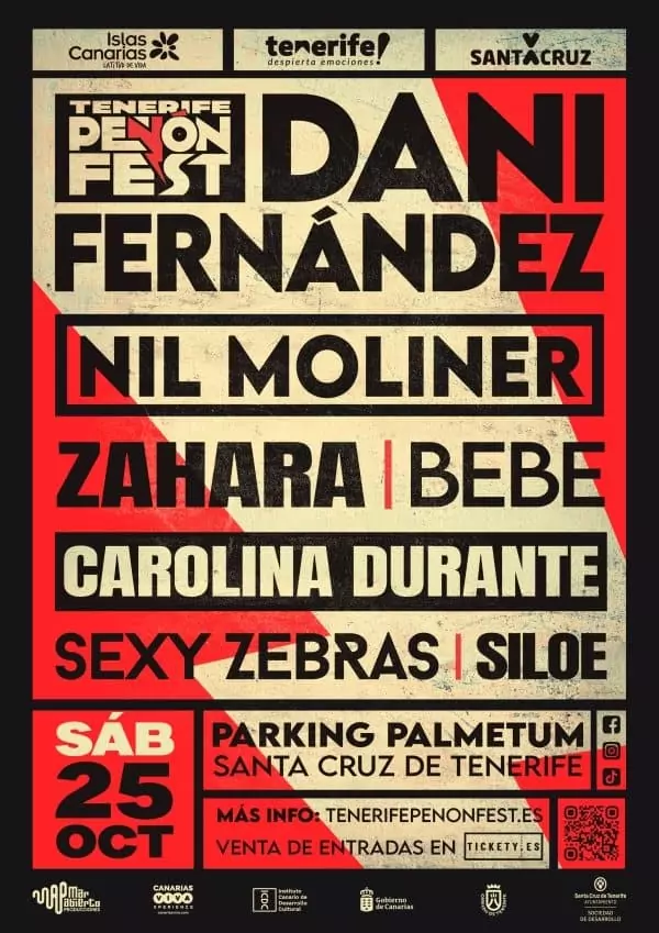 Cartel Tenerife Peñon Fest