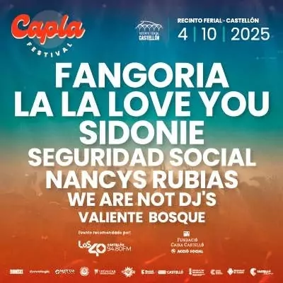 Cartel Capla Festival Castellón 2025